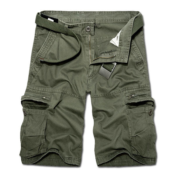 Men's Cotton Cargo Short Pants Multi-Pocket