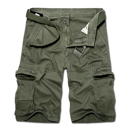 Men's Cotton Cargo Short Pants Multi-Pocket