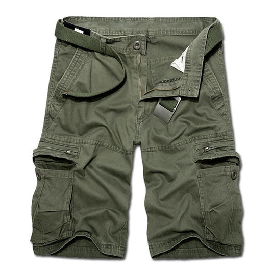 Men's Cotton Cargo Short Pants Multi-Pocket