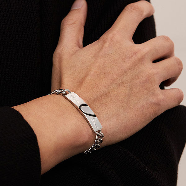 Fashion Adjustable Real Love Letter Match Hearts Bracelets For Couples