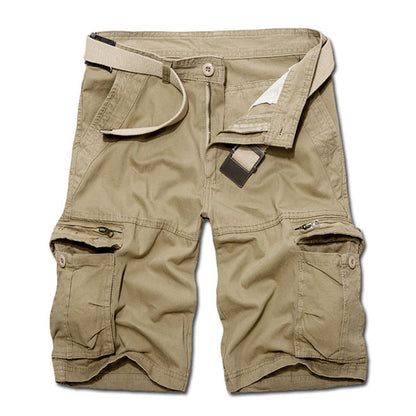 Men's Cotton Cargo Short Pants Multi-Pocket