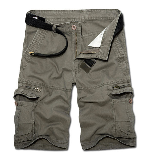Men's Cotton Cargo Short Pants Multi-Pocket