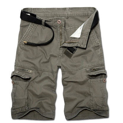 Men's Cotton Cargo Short Pants Multi-Pocket