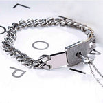 Key And Lock Theme Necklace and Bracelet For Couples