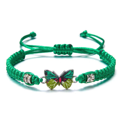 Fashion Adjustable String Butterfly Bracelets For Friends And Family Members