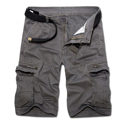 Men's Cotton Cargo Short Pants Multi-Pocket