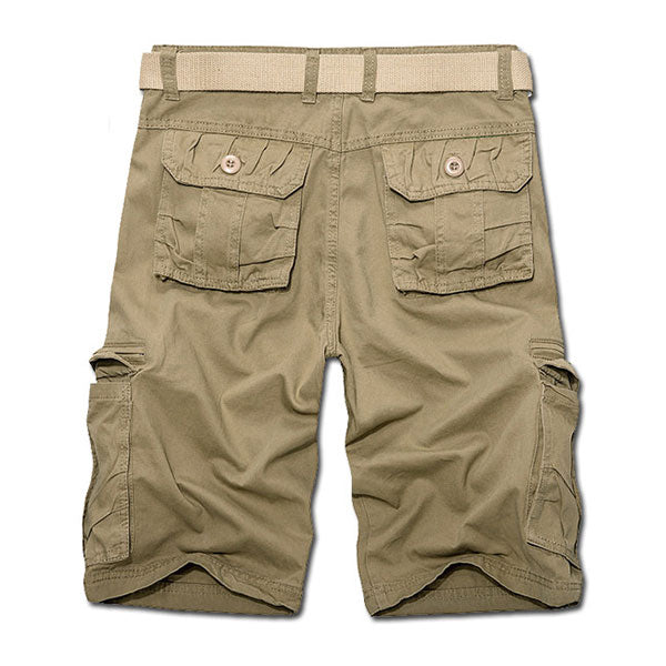 Men's Cotton Cargo Short Pants Multi-Pocket