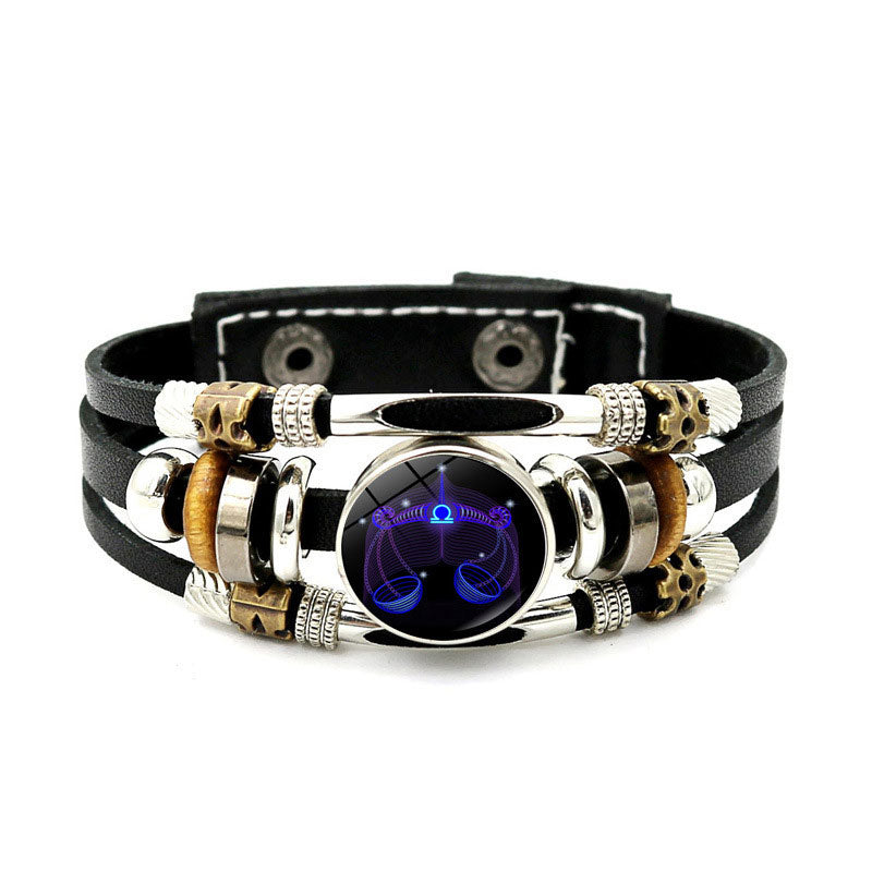 Astrological Sign Luminous Bracelet Super Bright In The Dark