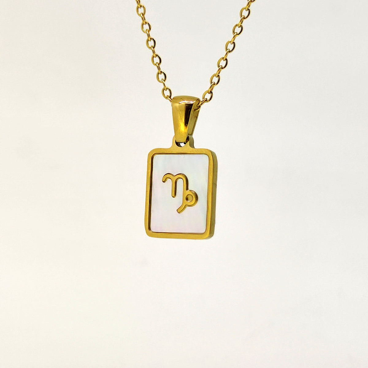 Fashion Titanium Zodiac Sign Necklace