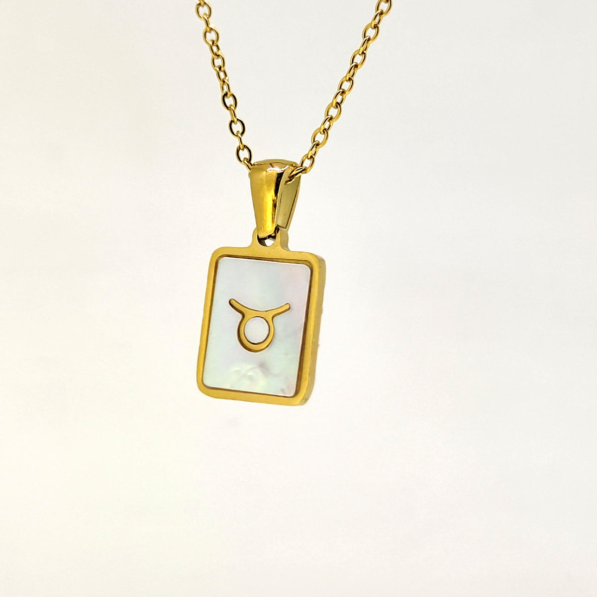 Fashion Titanium Zodiac Sign Necklace