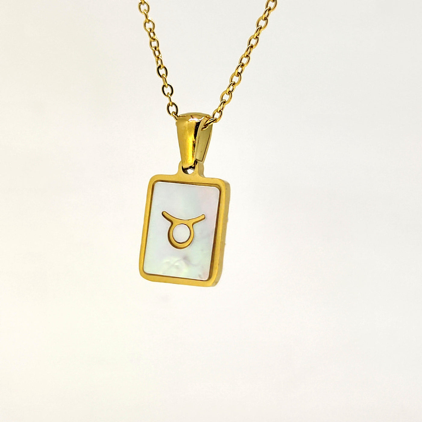 Fashion Titanium Zodiac Sign Necklace