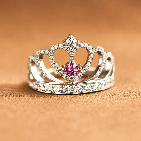 Gorgeous 925 Sterling Silver Crown Ring