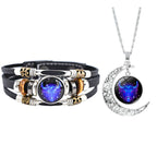 Astrological Sign Luminous Bracelet And Necklace Sets