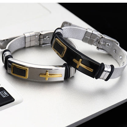 Fashion Simple Cross Bracelet For Men