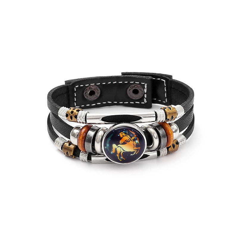 Zodiac Sign Fashion Bracelet