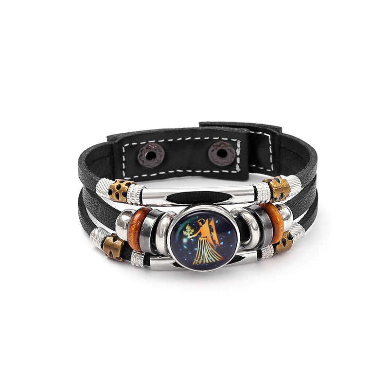 Zodiac Sign Fashion Bracelet