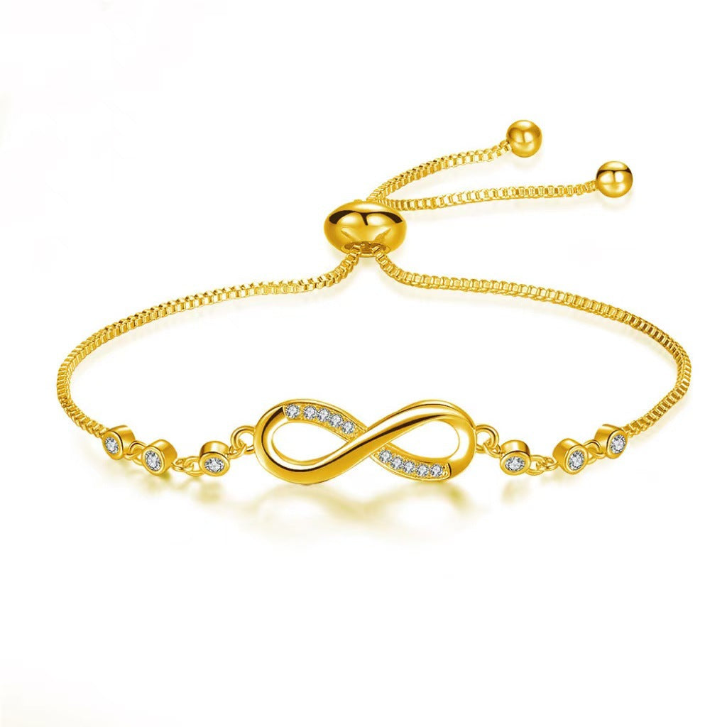 Fashion Eternal Love 925 Sterling Silver Bracelet