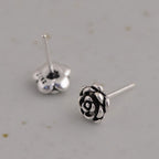 Fashion Flower Shape 925 Sterling Silver Earrings Price A Pair