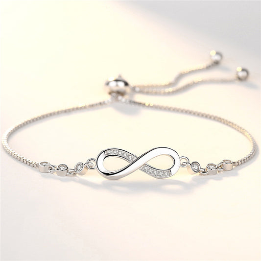Fashion Eternal Love 925 Sterling Silver Bracelet