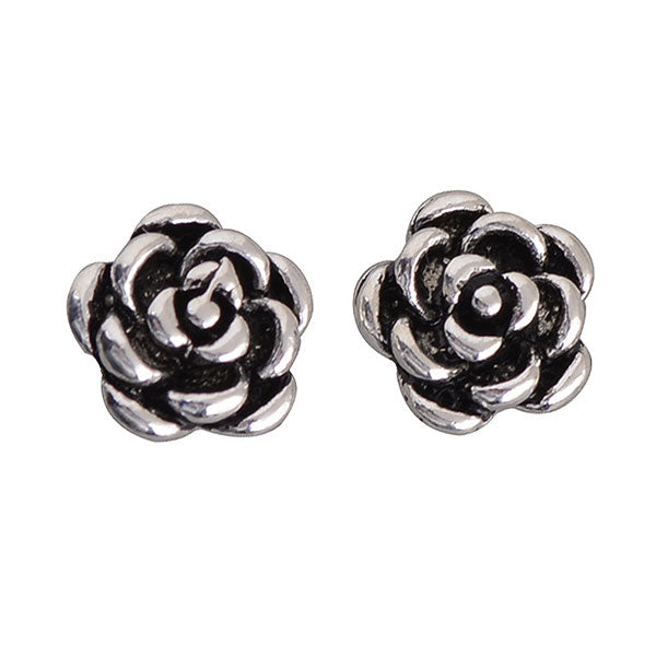 Fashion Flower Shape 925 Sterling Silver Earrings Price A Pair