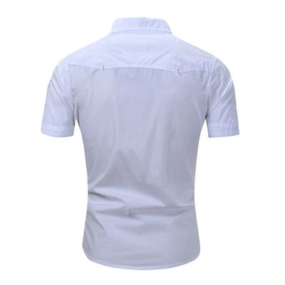 Classic Front Button Men's T-Shirt