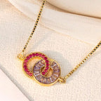Customize  Birthstone Linking Circles Bracelets For Family Members Couples And Friends