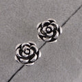 Fashion Flower Shape 925 Sterling Silver Earrings Price A Pair