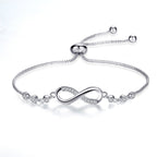 Fashion Eternal Love 925 Sterling Silver Bracelet
