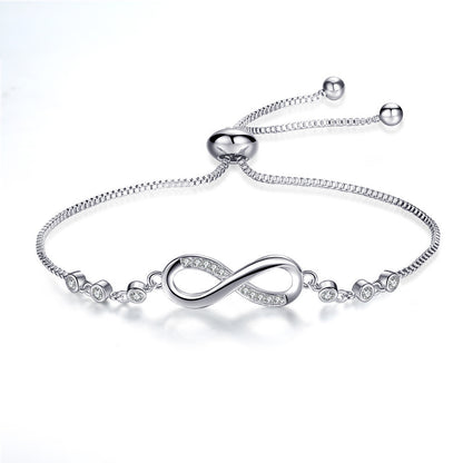 Fashion Eternal Love 925 Sterling Silver Bracelet