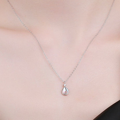 Fashion Moonstone 999 Sterling Silver Necklace