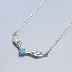 Cute 925 Sterling Silver Antler Shape Bracelet