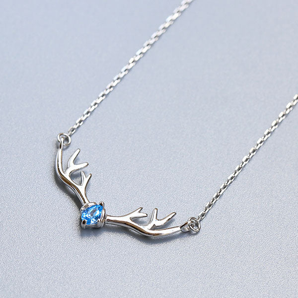 Cute 925 Sterling Silver Antler Shape Bracelet