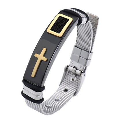 Fashion Simple Cross Bracelet For Men