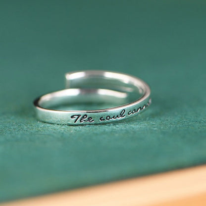 Neat And Clean 925 Sterling Silver Golden Leaf Ring