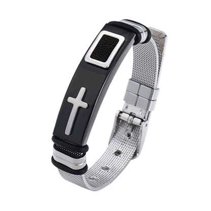 Fashion Simple Cross Bracelet For Men