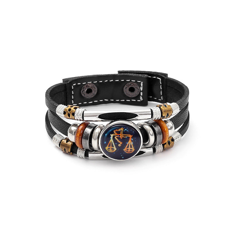 Zodiac Sign Fashion Bracelet