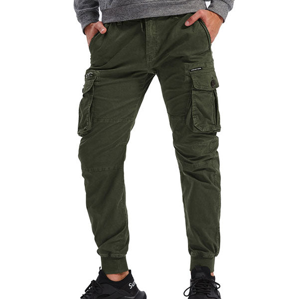 Fashion Straight Solid Color Men's Jogger Pants