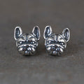 Fashion Dog Head Shape 925 Sterling Silver Earrings Price A Pair