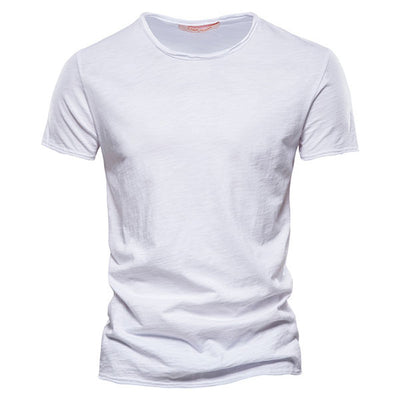 Classic Round Collar Men's T-Shirt