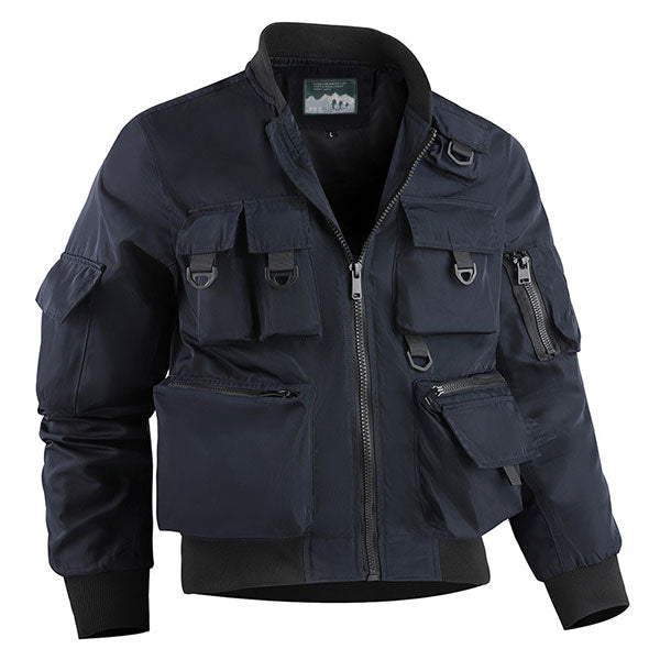 Classic Multi Front Pockets Men's Cargo Jacket