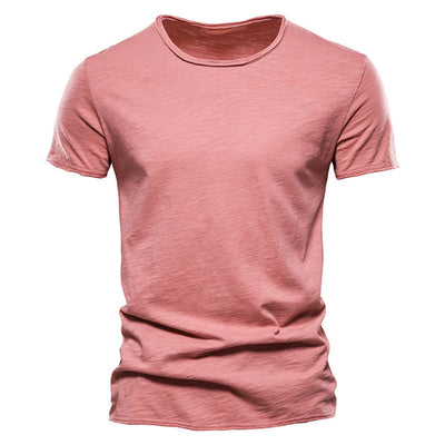 Classic Round Collar Men's T-Shirt