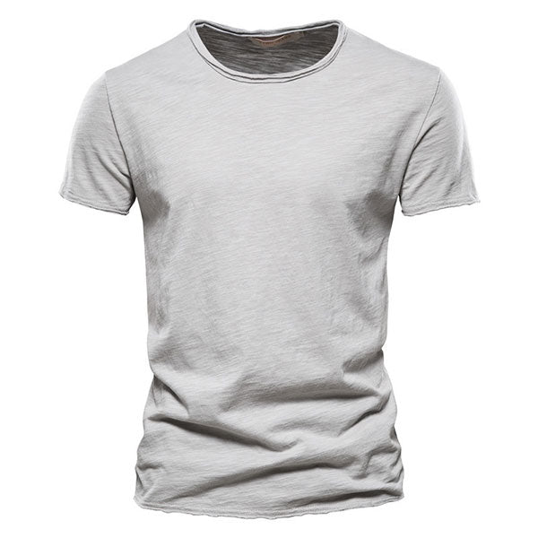 Classic Round Collar Men's T-Shirt