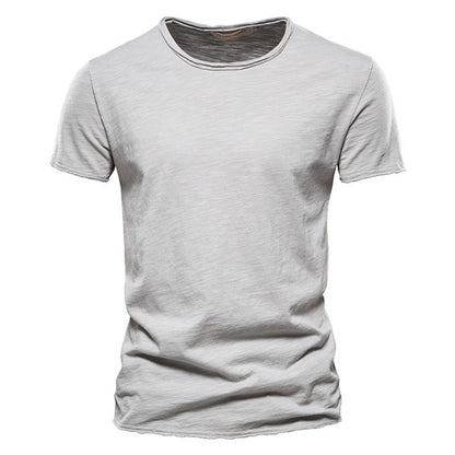 Classic Round Collar Men's T-Shirt