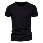 Classic Round Collar Men's T-Shirt