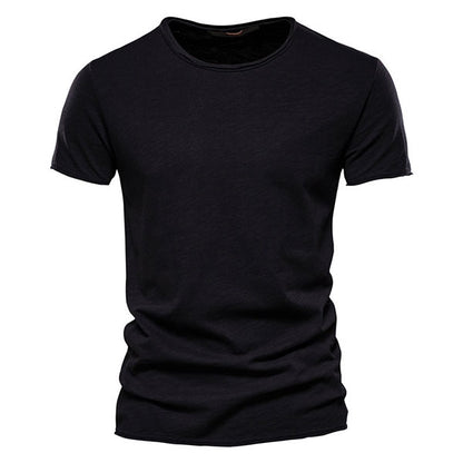 Classic Round Collar Men's T-Shirt