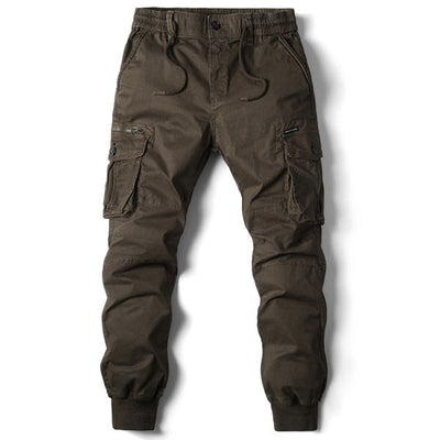 Fashion Straight Solid Color Men's Jogger Pants