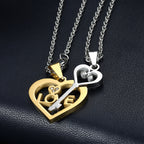 Love Letter Lock And Key Couple Necklaces (Price A Pair)