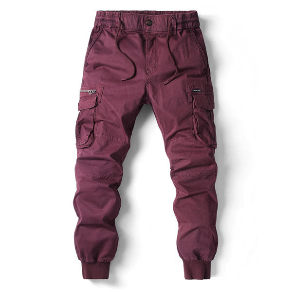 Fashion Straight Solid Color Men's Jogger Pants