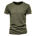 Classic Round Collar Men's T-Shirt