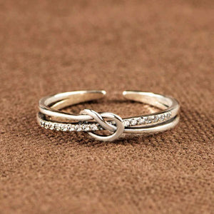 Fashion Twisted 925 Sterling Silver Ring